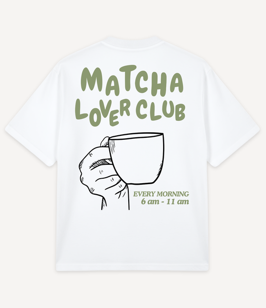MATCHA LOVER CLUB OVERSIZED T-SHIRT