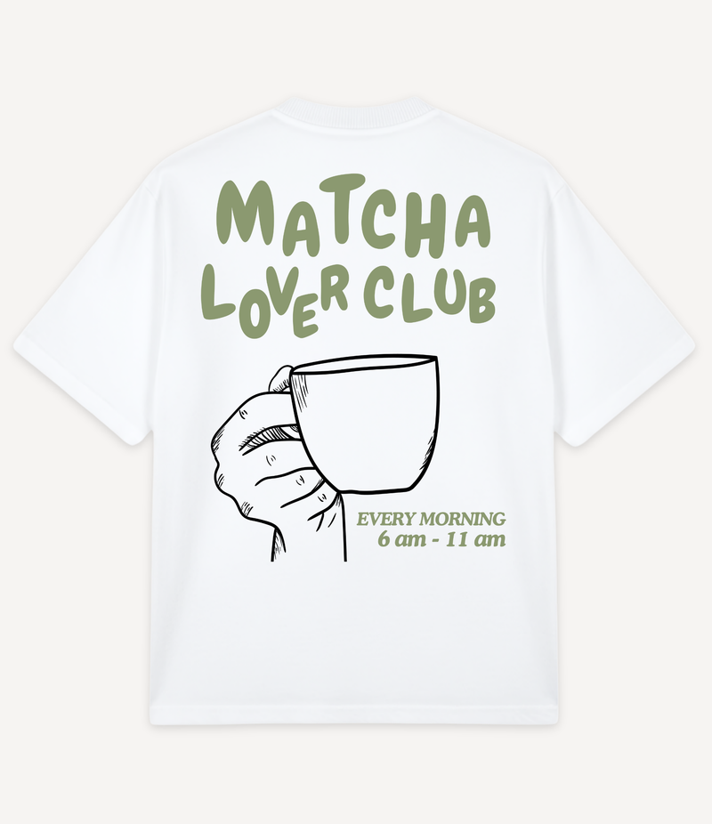 MATCHA LOVER CLUB OVERSIZED T-SHIRT