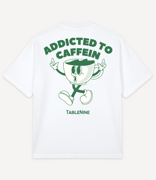 ADDICTED TO CAFFEINE OVERSIZED T-SHIRT