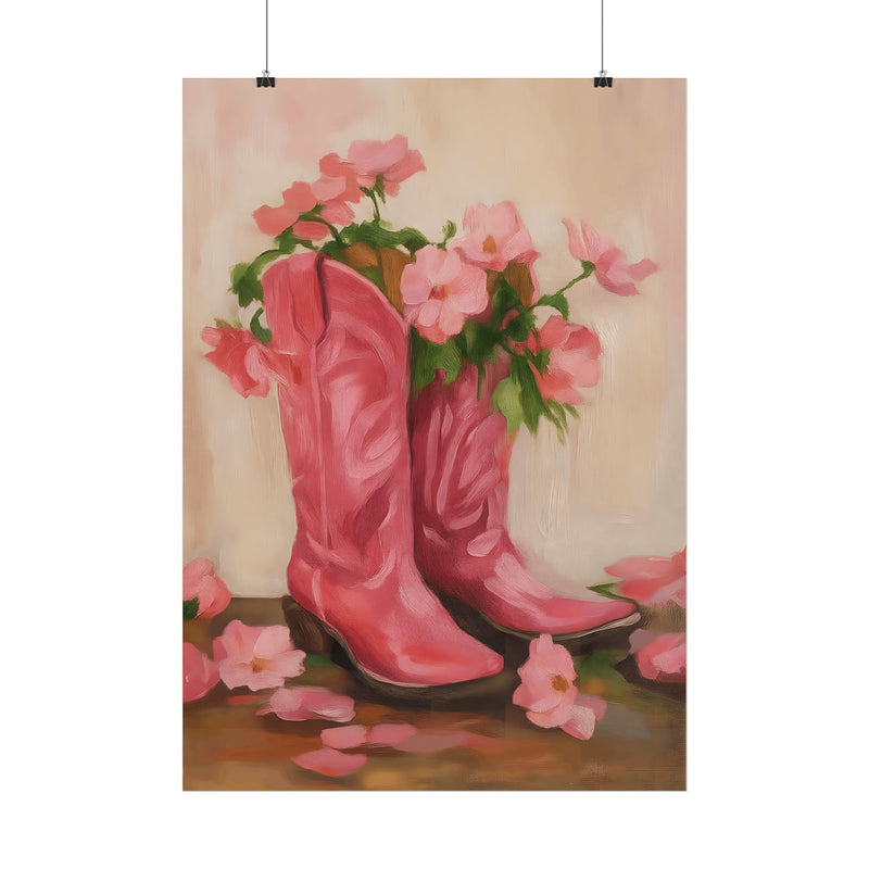 Pint Floral Boots