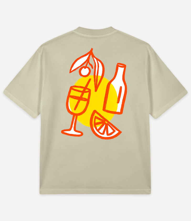 SUMMER DRINK OVERSIZED T-SHIRT