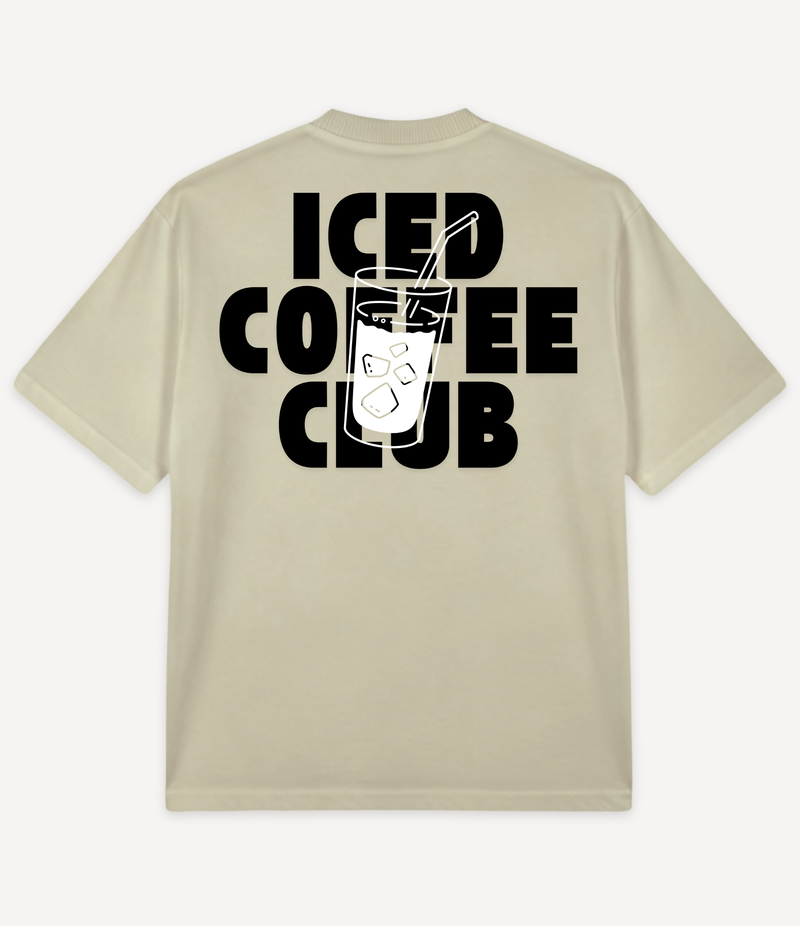 ICED COFFEE CLUB OVERSIZED T-SHIRT