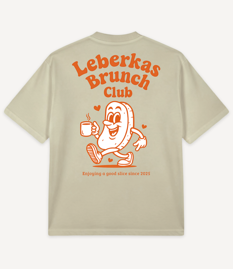 LEBERKAS BRUNCH CLUB OVERSIZED T-SHIRT
