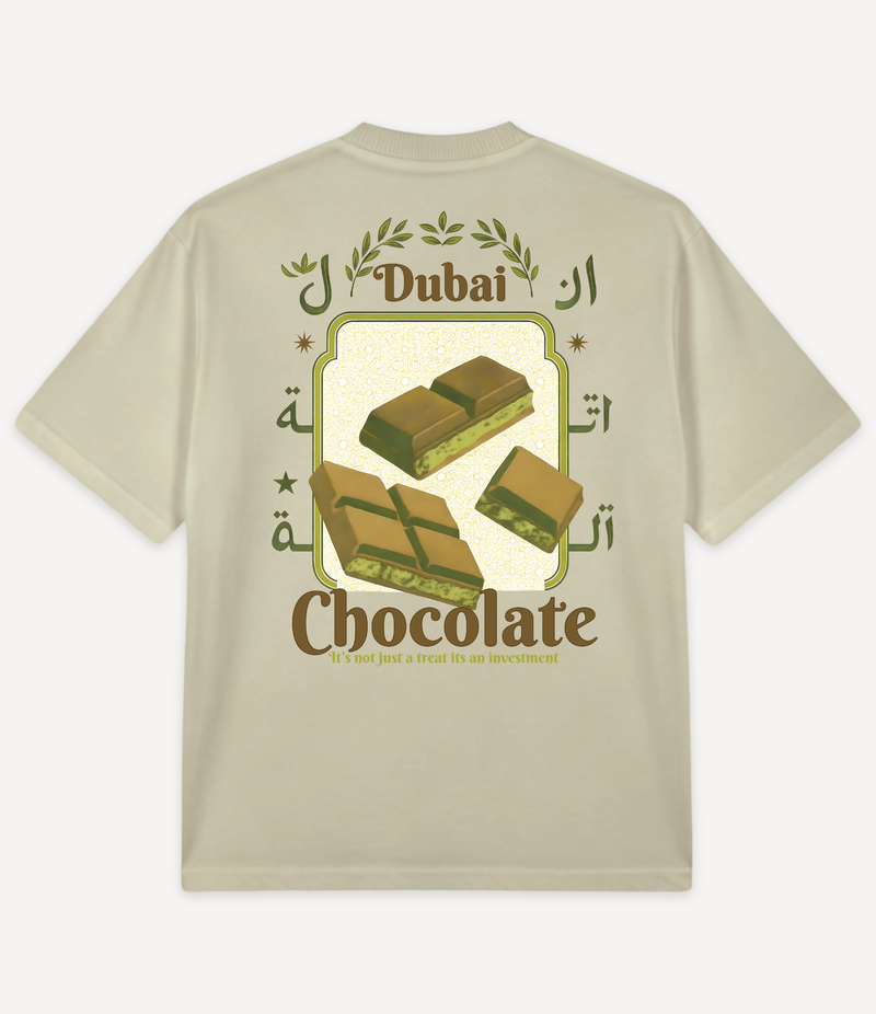 DUBAI CHOCOLATE OVERSIZED T-SHIRT