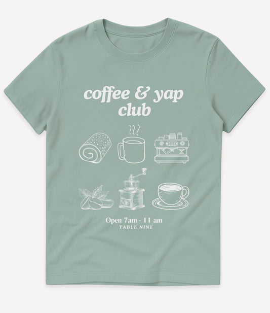 COFFEE & YAP CLUB T-SHIRT