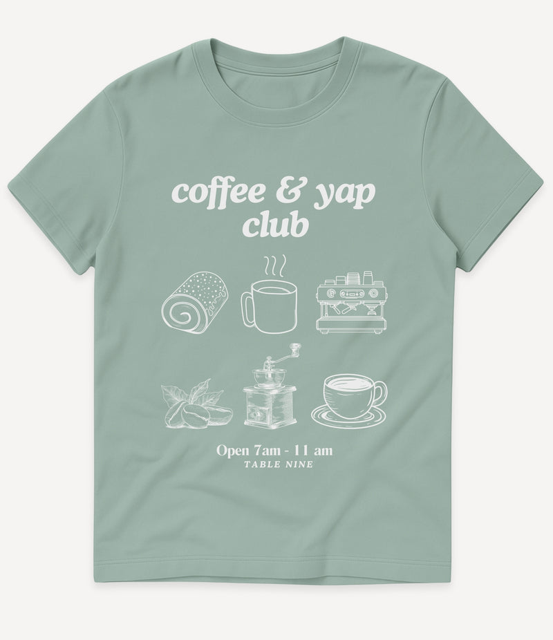 COFFEE & YAP CLUB T-SHIRT