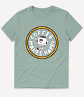 COFFEE MAKES HAPPY T-SHIRT - Image 1