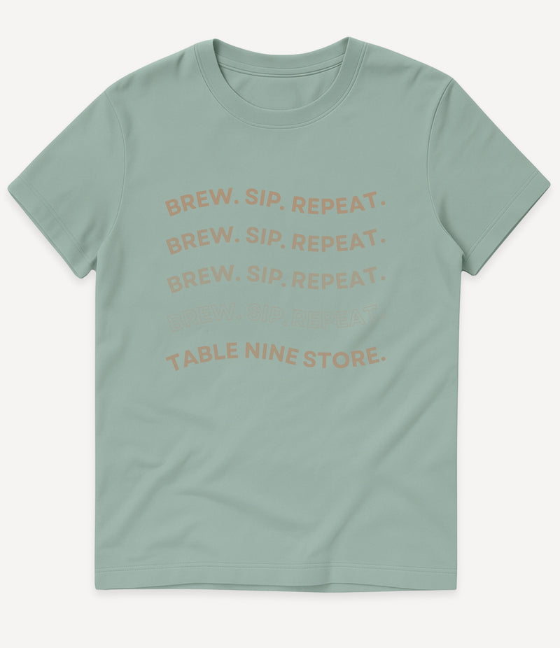 BREW SIP REPEAT T-SHIRT