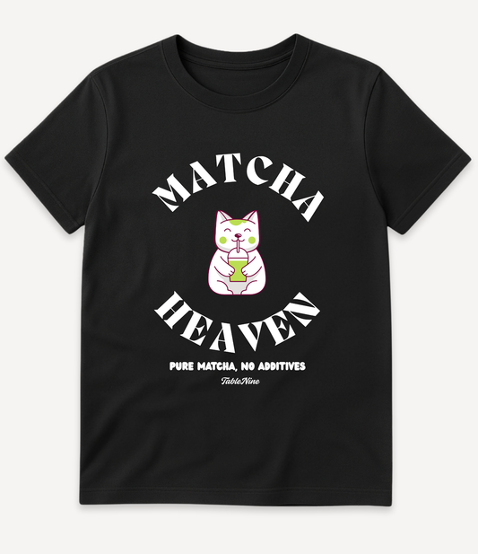 CUTE MATCHA CAT T-SHIRT