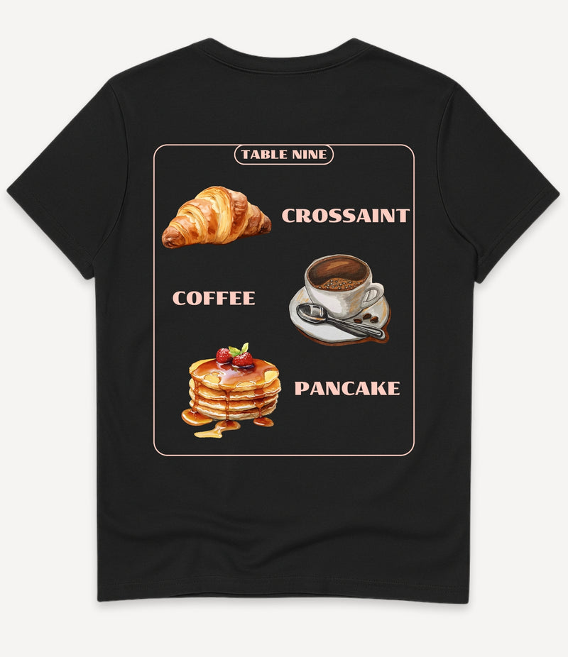 BREAKFAST MENU T-SHIRT