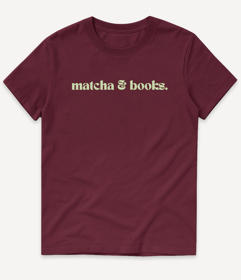 MATCHA & BOOKS T-SHIRT