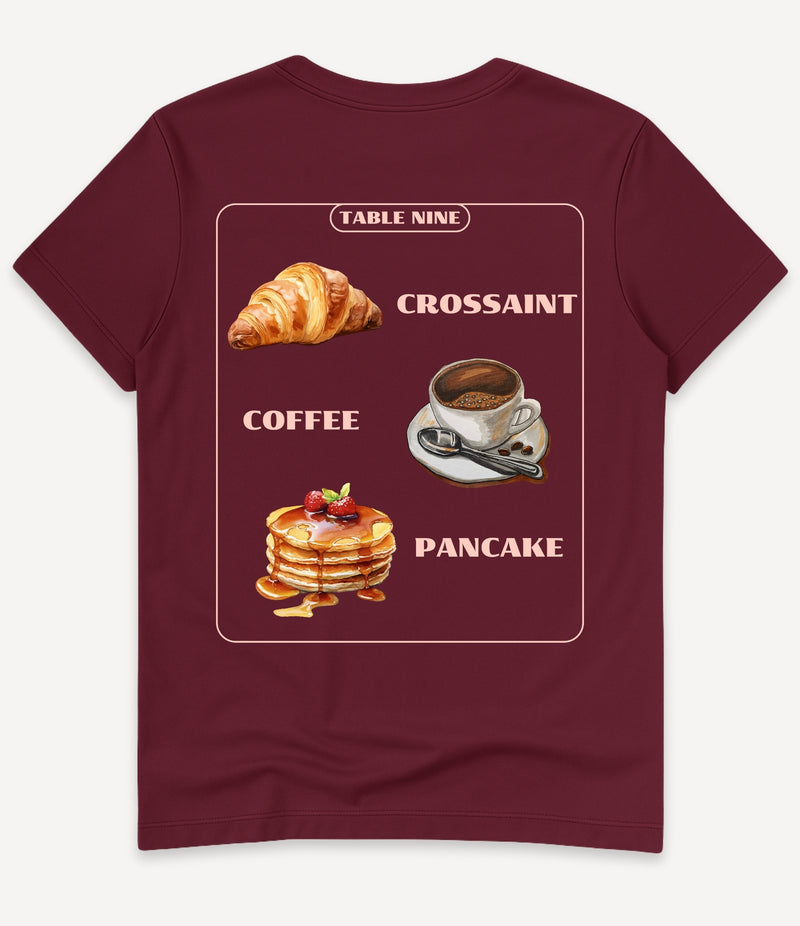 BREAKFAST MENU T-SHIRT