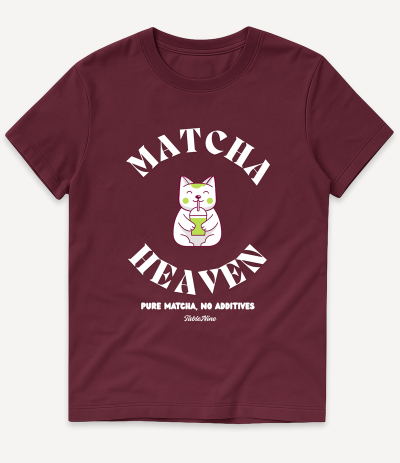 CUTE MATCHA CAT T-SHIRT