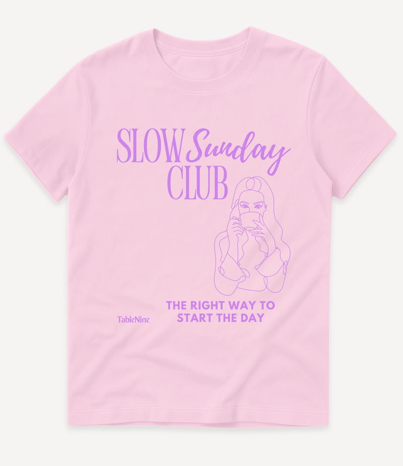 SLOW SUNDAY CLUB T-SHIRT