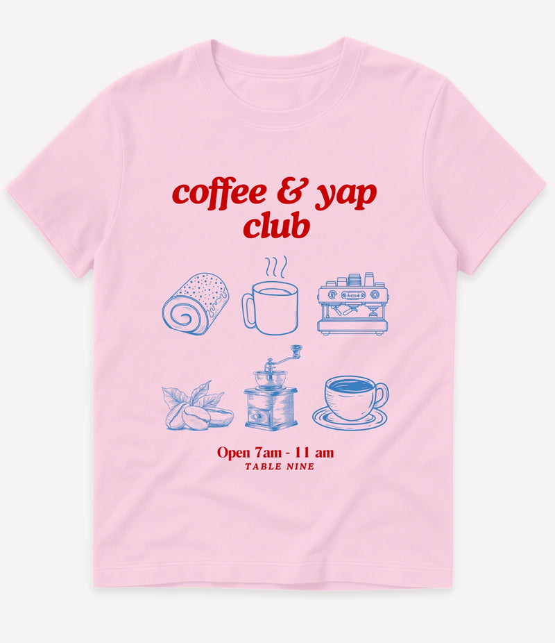 COFFEE & YAP CLUB T-SHIRT