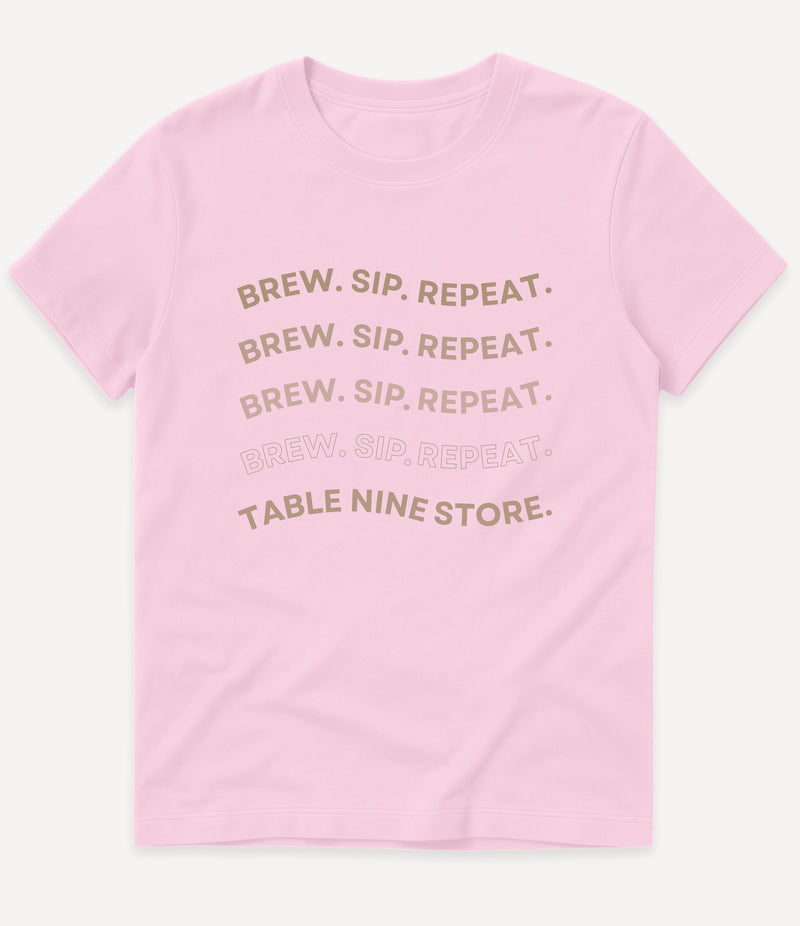 BREW SIP REPEAT T-SHIRT