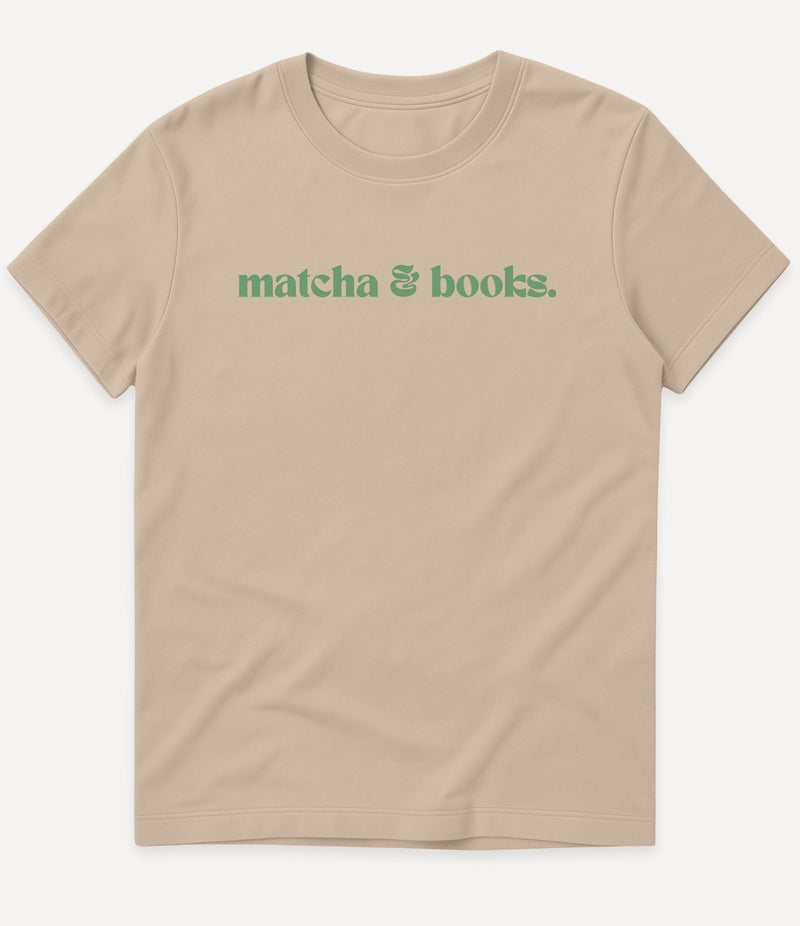 MATCHA & BOOKS T-SHIRT