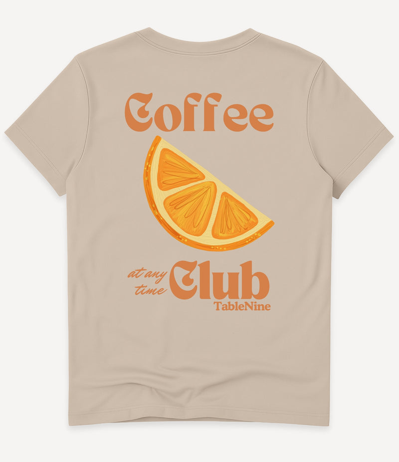 ORANGE COFFEE CLUB T-SHIRT