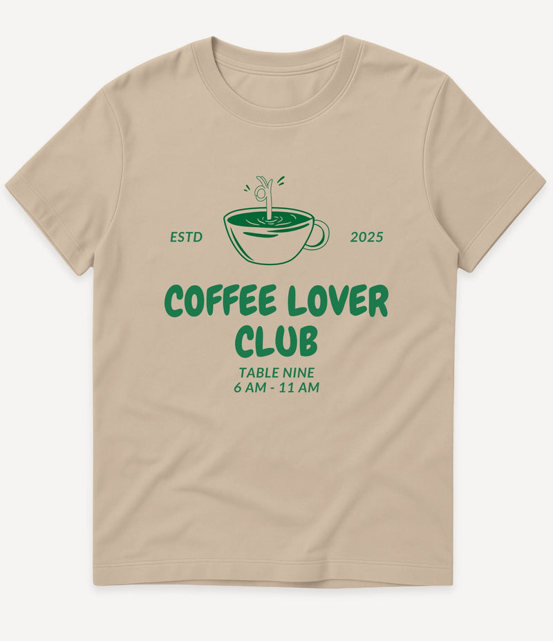 COFFEE LOVER CLUB 2025 T-SHIRT