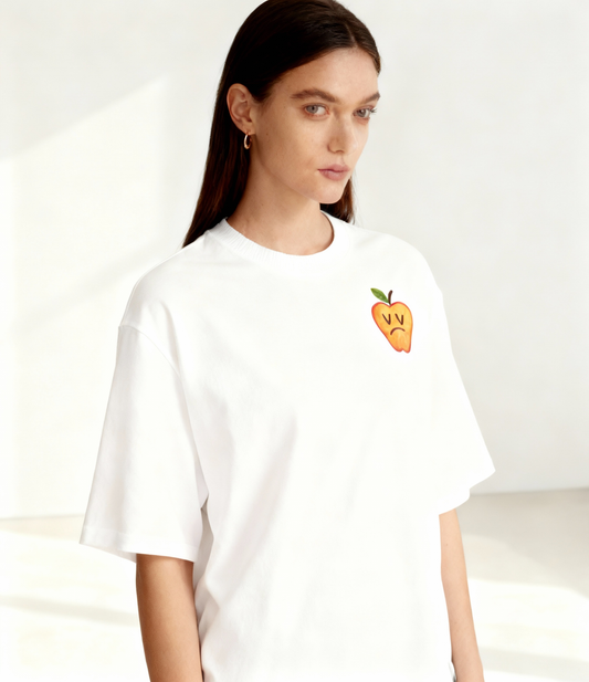 MAD ORANGE APPLE OVERSIZED T-SHIRT