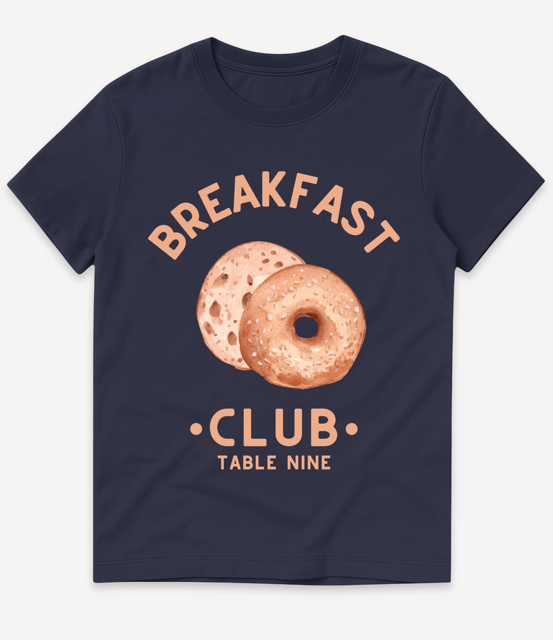 BREAKFAST CLUB BAGELS T-SHIRT