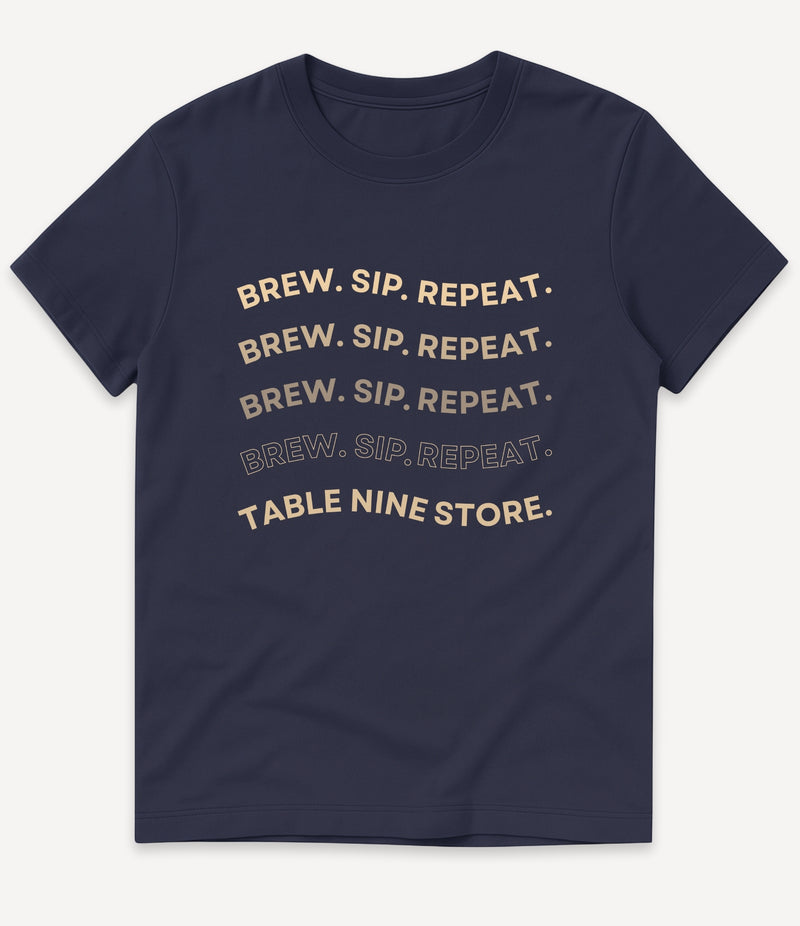 BREW SIP REPEAT T-SHIRT