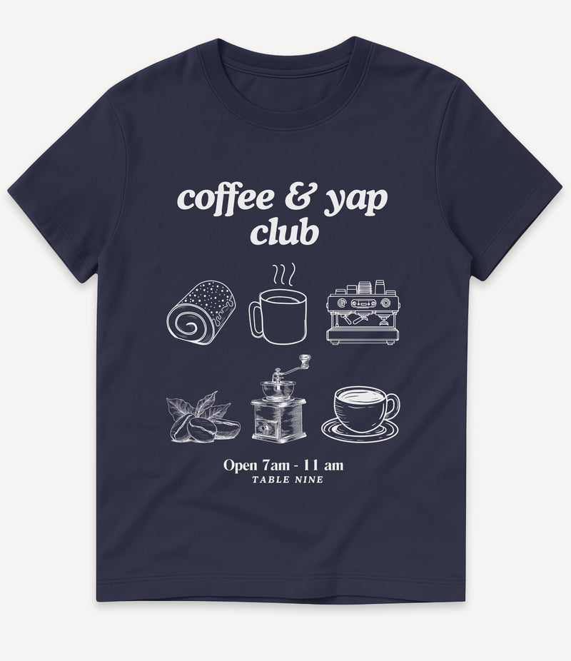 COFFEE & YAP CLUB T-SHIRT