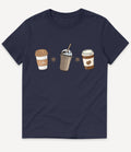 3 COFFEE CUPS T-SHIRT - Image 8