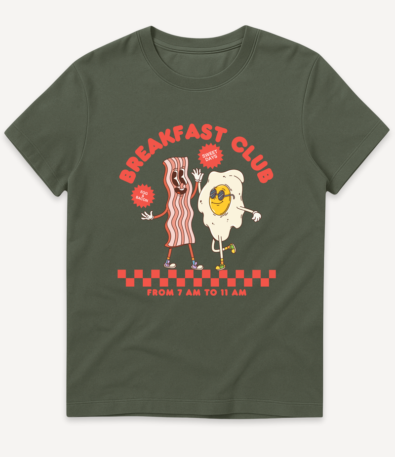 BREAKFAST EGG CLUB T-SHIRT