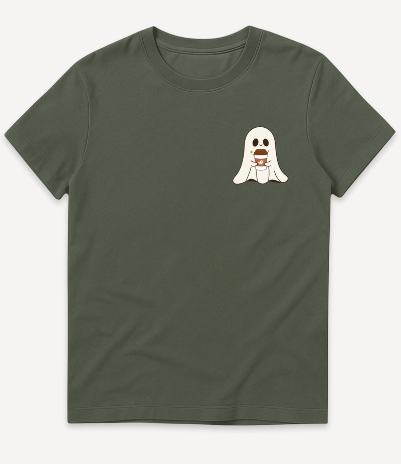 SMALL COFFEE GHOST T-SHIRT
