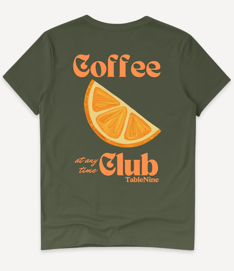 ORANGE COFFEE CLUB T-SHIRT