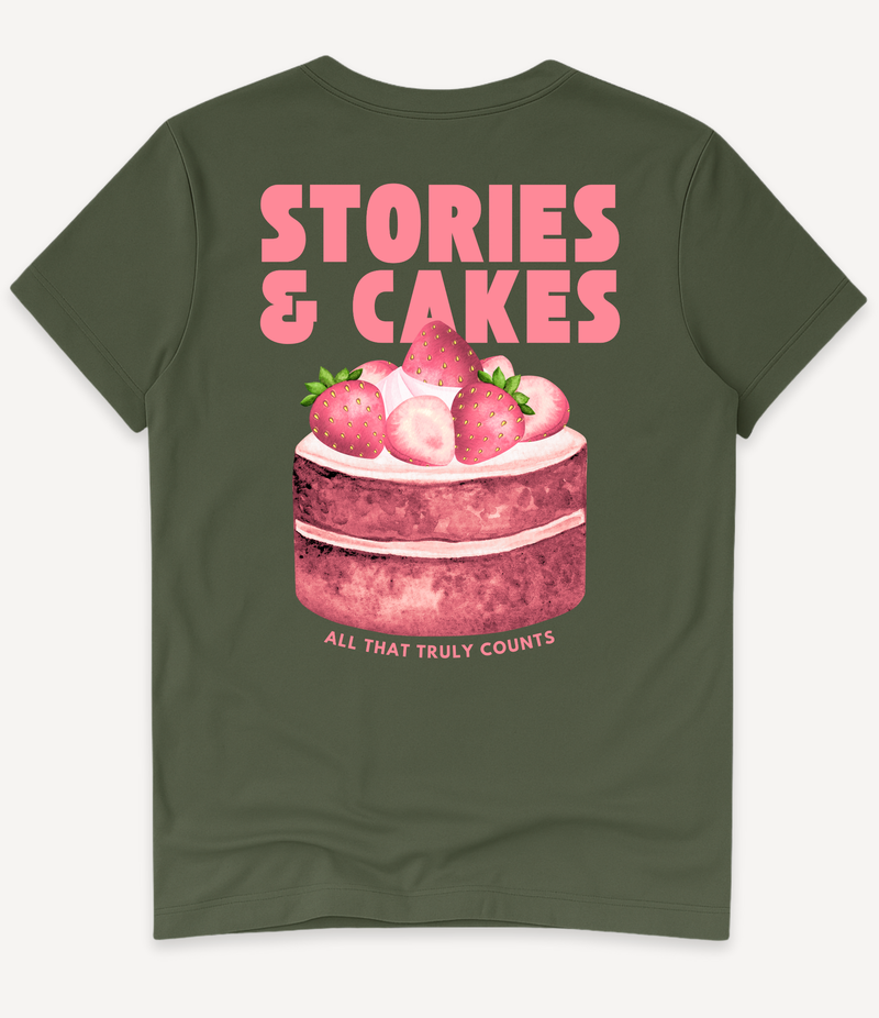 STORIES AND CAKES T-SHIRT