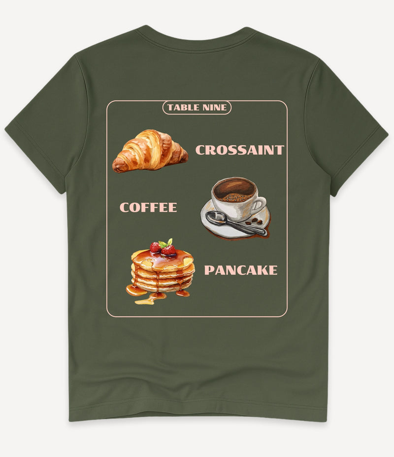 BREAKFAST MENU T-SHIRT