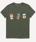 3 COFFEE CUPS T-SHIRT - Image 9