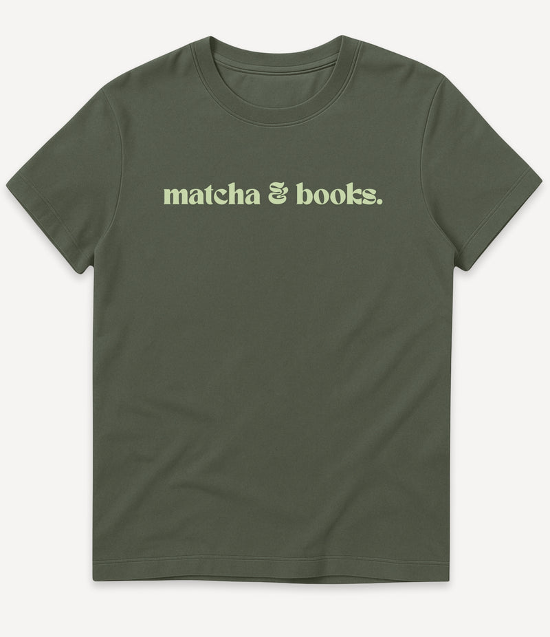 MATCHA & BOOKS T-SHIRT