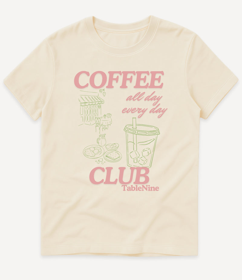 COFFEE ALL DAY EVERY DAY T-SHIRT