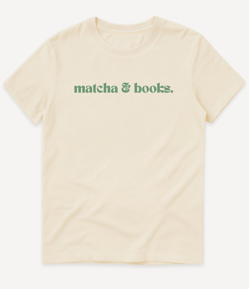 MATCHA & BOOKS T-SHIRT