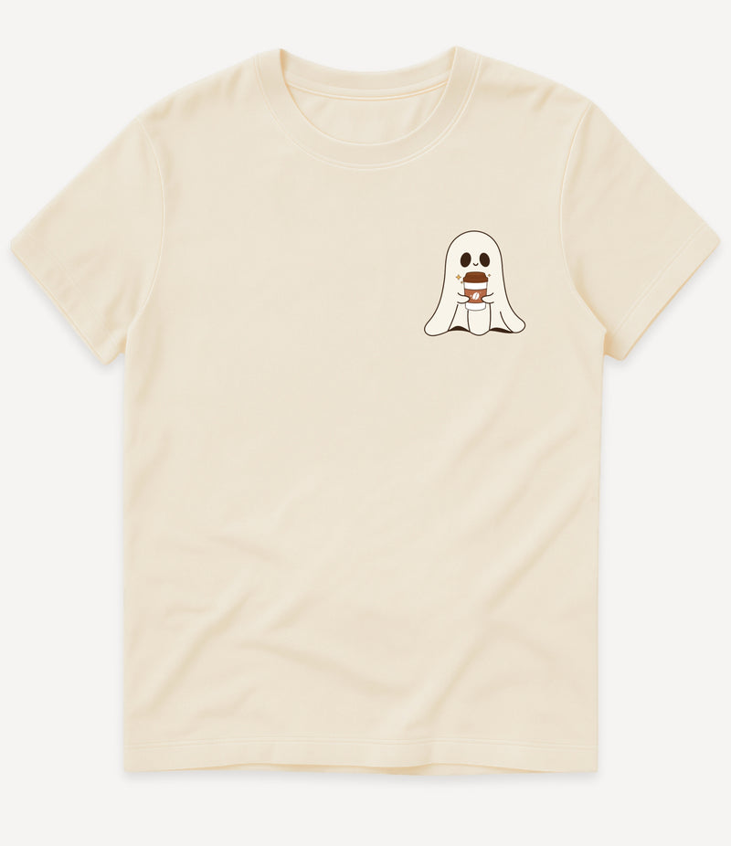 SMALL COFFEE GHOST T-SHIRT