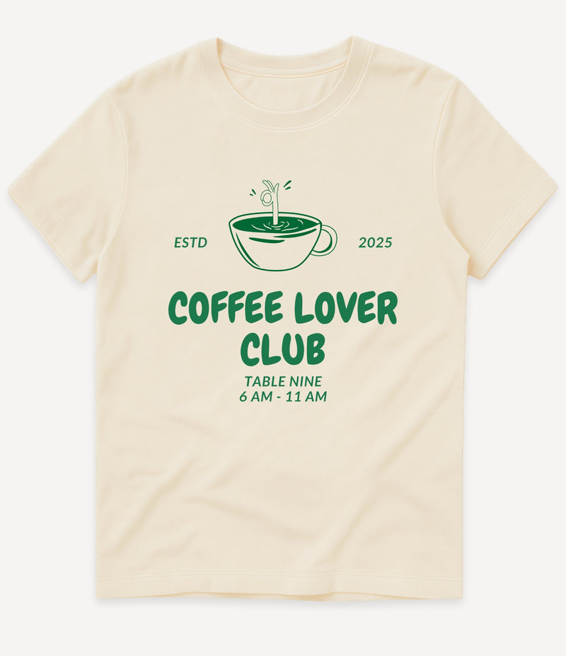 COFFEE LOVER CLUB 2025 T-SHIRT