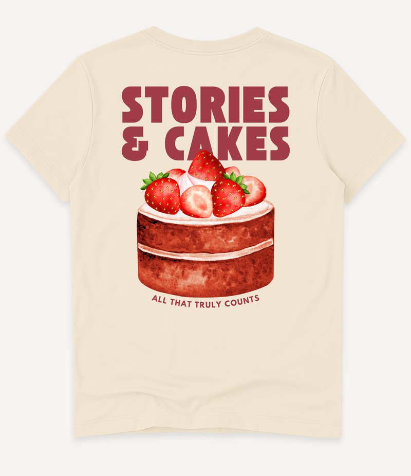 STORIES AND CAKES T-SHIRT