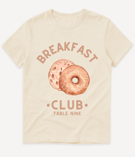 BREAKFAST CLUB BAGELS T-SHIRT