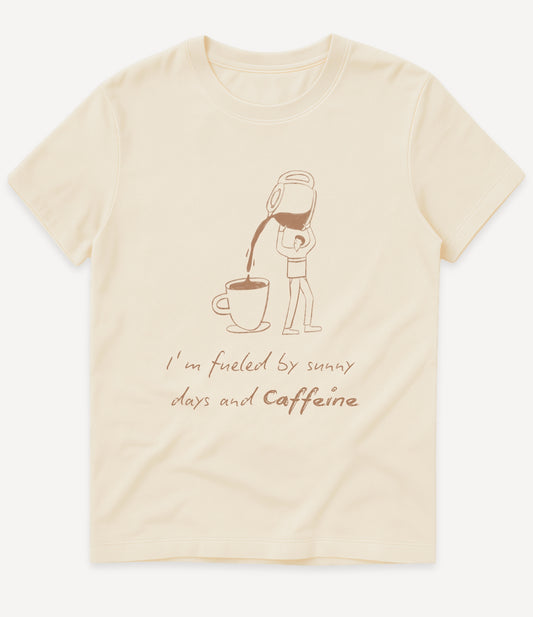SUNNY DAYS AND CAFFEINE T-SHIRT