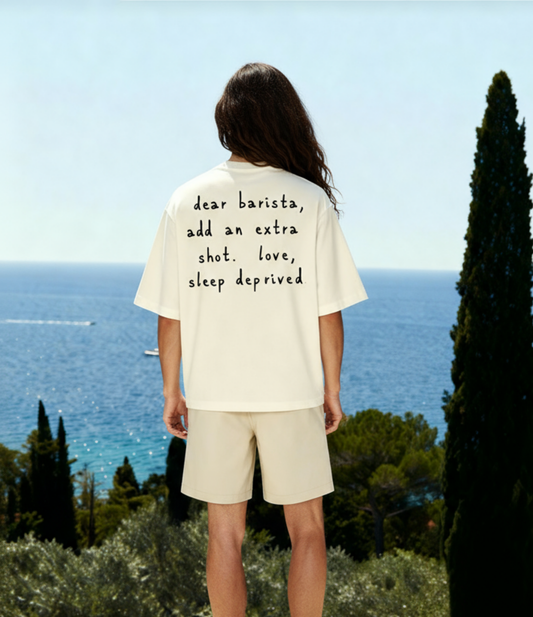 DEAR BARISTA OVERSIZED T-SHIRT