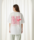 OK, BUT FIRST COFFEE OVERSIZED T-SHIRT - Image 1