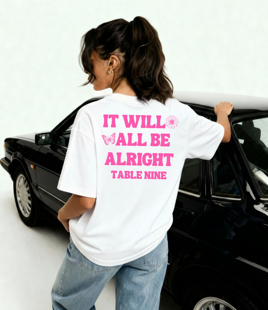 POSITIVITY VIBES OVERSIZED T-SHIRT