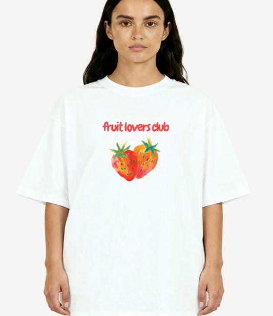 FRUIT LOVERS CLUB OVERSIZED T-SHIRT