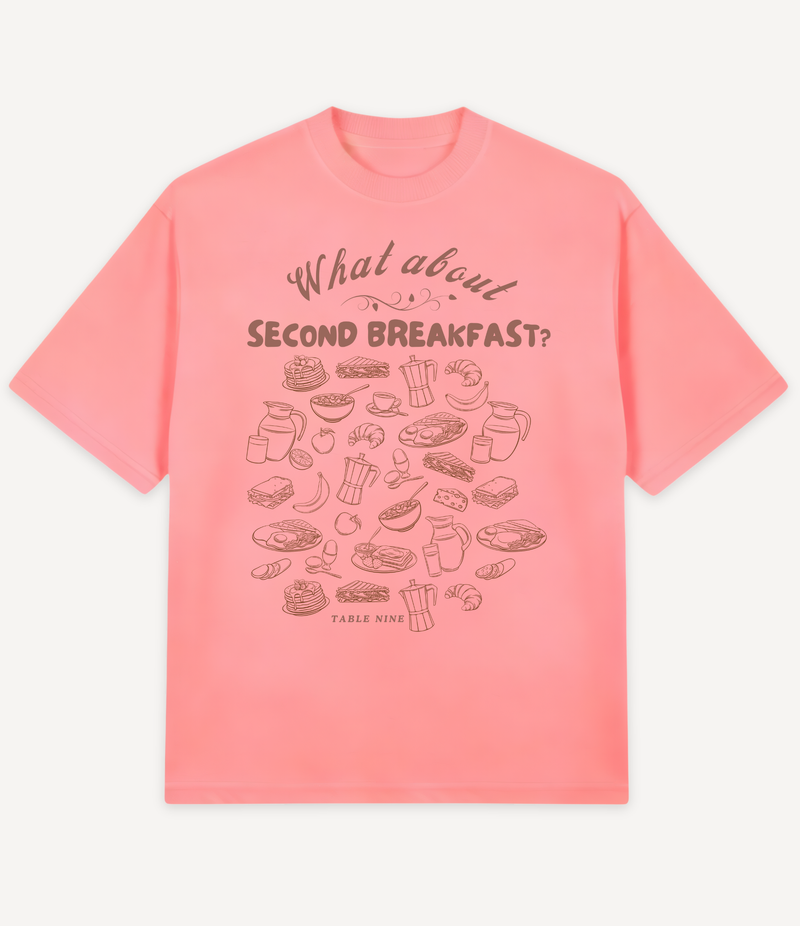 SECOND BREAKFAST OVERSIZED T-SHIRT