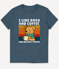 I LIKE DOGS AND COFFEE T-Shirt - Image 9