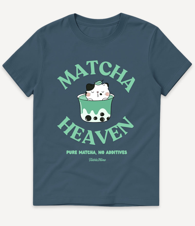 CAT MATCHA HEAVEN T-SHIRT