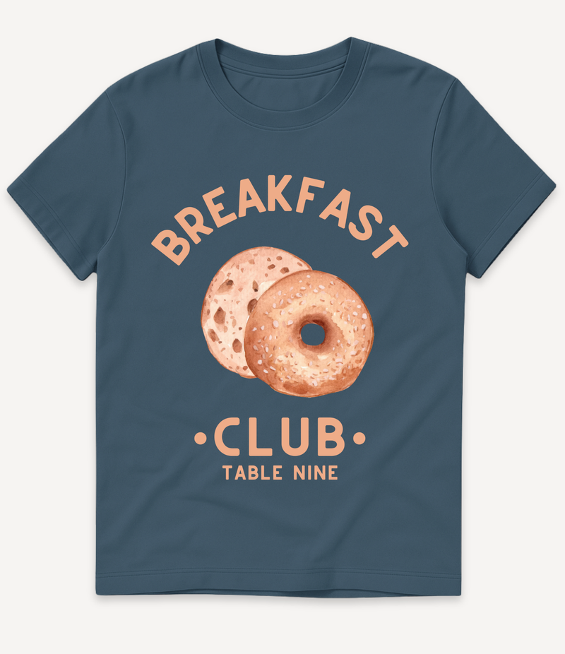 BREAKFAST CLUB BAGELS T-SHIRT